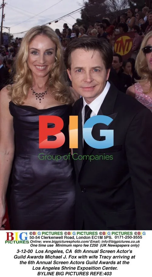 Michael J. Fox and wife Tracy at SAG Awards