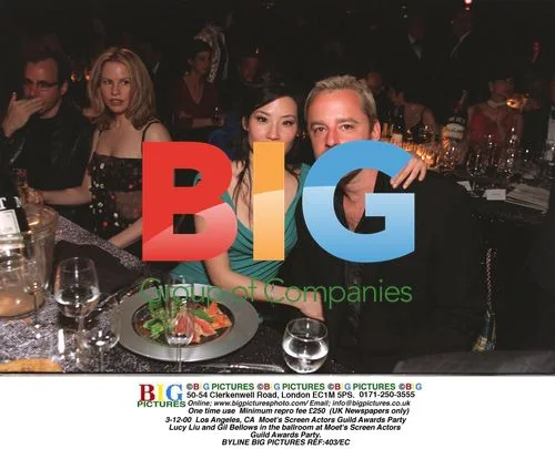 Lucy Liu and Gil Bellows at Moet SAG Awards Party