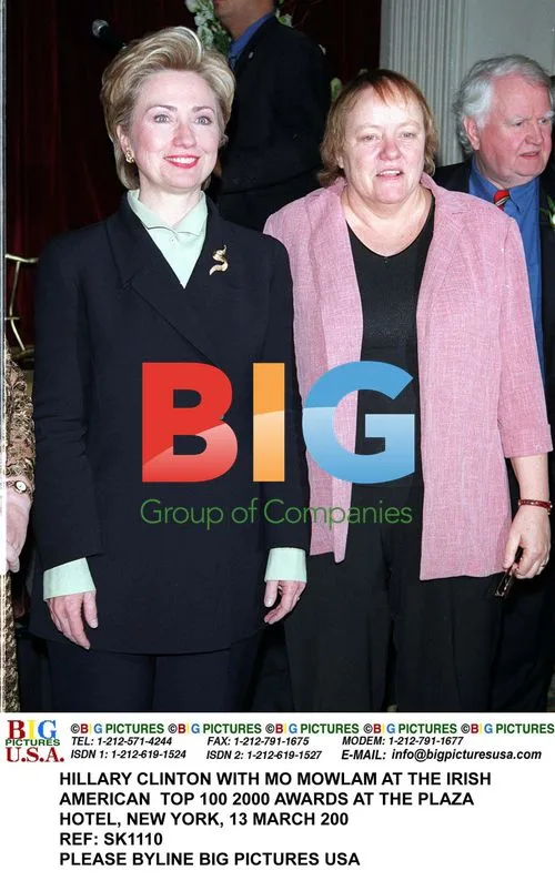 Hillary Clinton and Mo Mowlam at Irish American Top 100 Awards