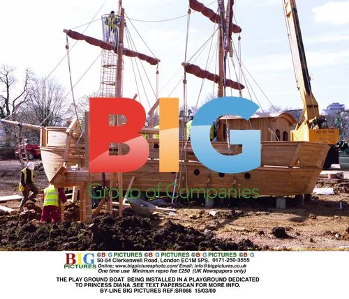 Princess Diana Playground Boat Installation