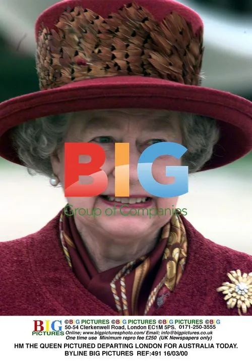 The Queen Departing for Australia