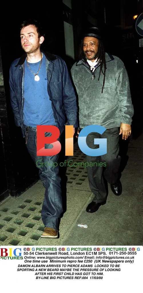 Damon Albarn Arrives at Pierce Morgan's Birthday
