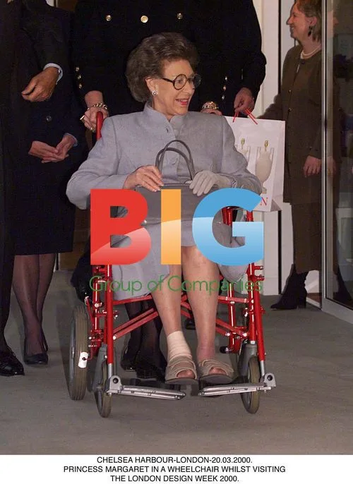 Princess Margaret Visits London Design Week 2000