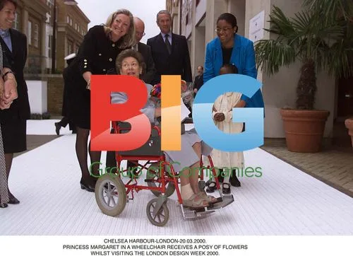 Princess Margaret at London Design Week 2000