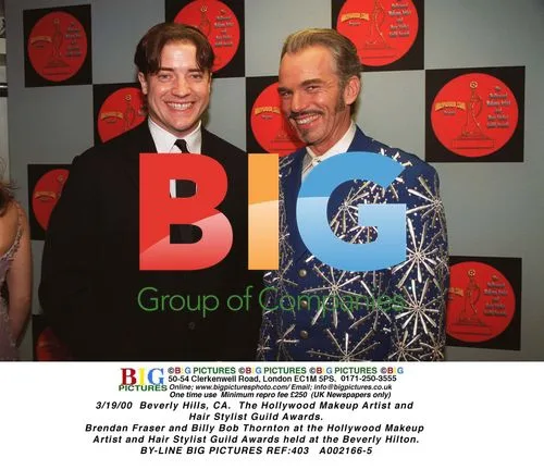 Brendan Fraser and Billy Bob Thornton at Makeup Guild Awards