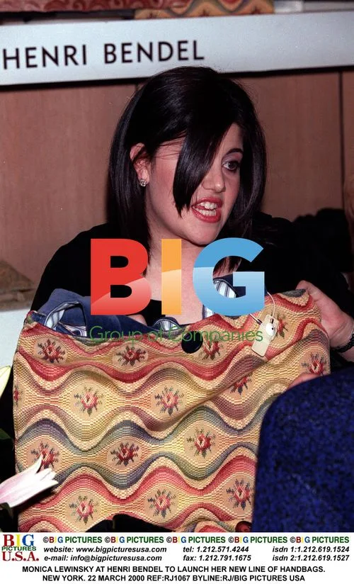 MONICA LEWINSKY LAUNCHES HANDBAG LINE