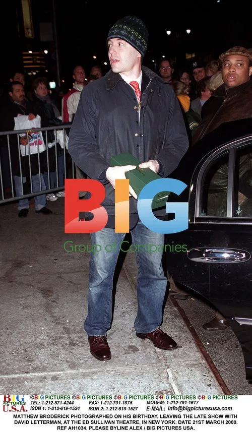 Matthew Broderick Leaves Letterman Show