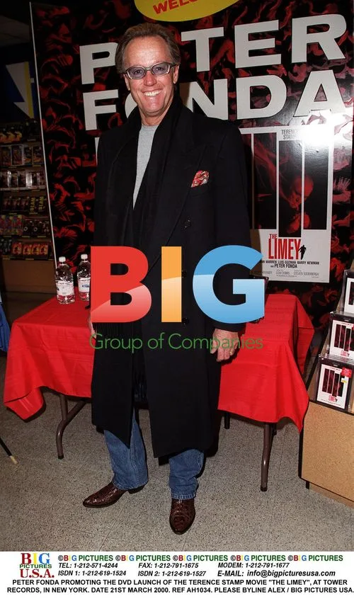 Peter Fonda promotes "The Limey" DVD