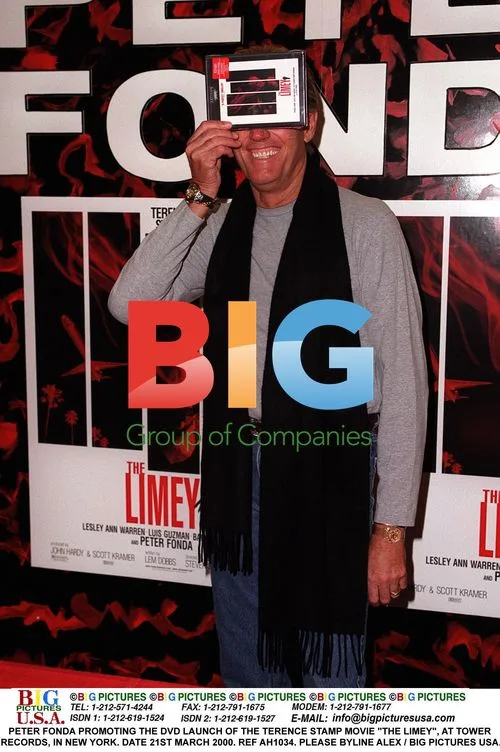 Peter Fonda promotes 'The Limey' DVD in NYC