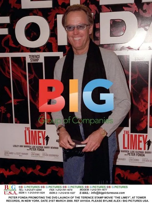 Peter Fonda promotes "The Limey" DVD in NY