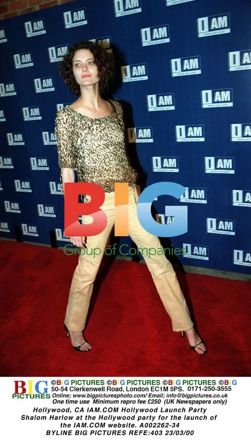 Shalom Harlow at IAM.COM Hollywood Launch Party