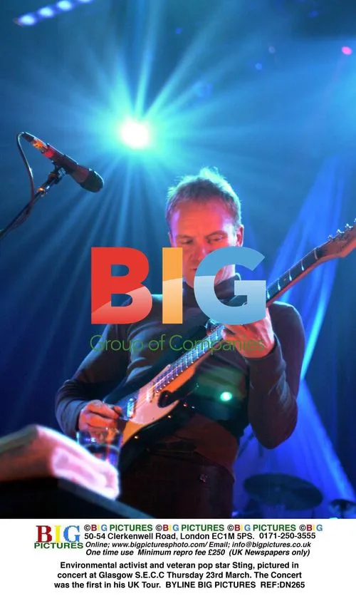 Sting Performs at Glasgow SECC Concert