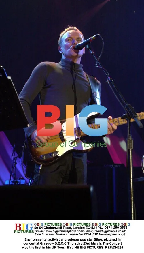 Sting Performs at Glasgow SECC Concert