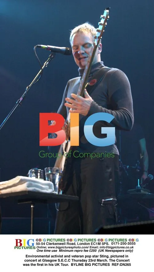 Sting Performs at Glasgow SECC Concert