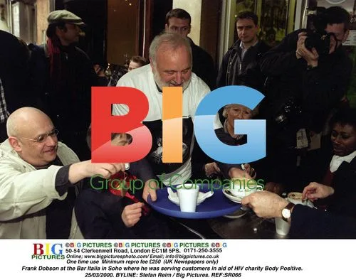 Frank Dobson at Bar Italia for HIV Charity