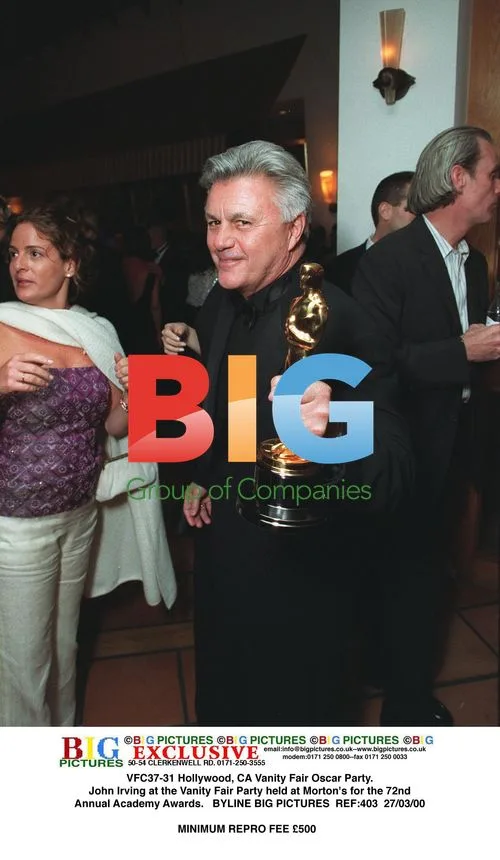 John Irving at Vanity Fair Oscar Party