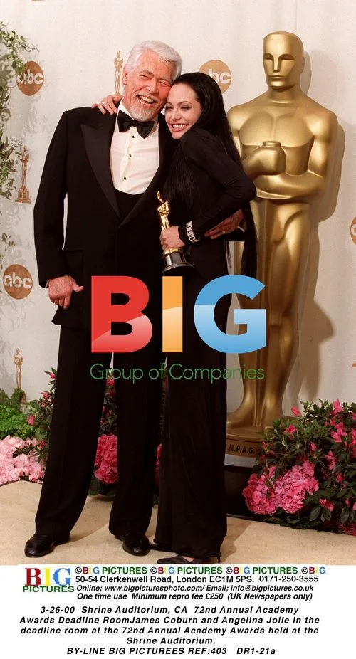 James Coburn and Angelina Jolie at 72nd Oscars