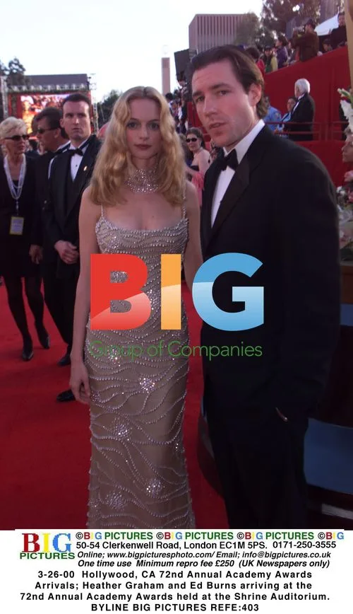 Heather Graham and Ed Burns at 72nd Academy Awards