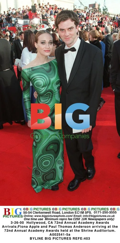 Fiona Apple and Paul Thomas Anderson at 72nd Academy Awards