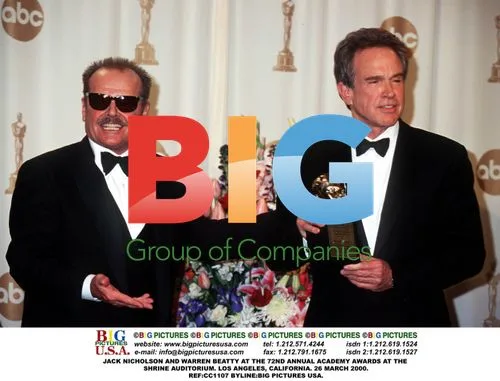 Nicholson and Beatty at the 72nd Oscars