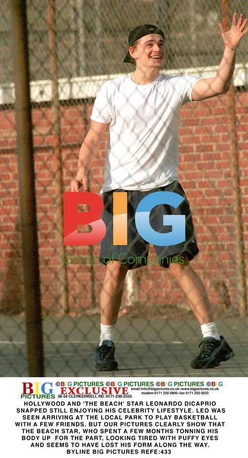 Leonardo DiCaprio Plays Basketball