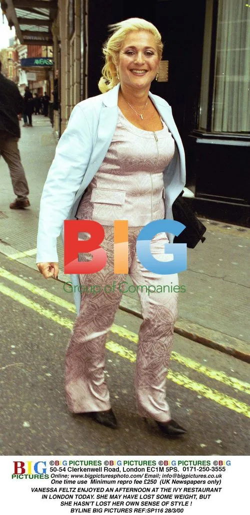 Vanessa Feltz at The Ivy Restaurant