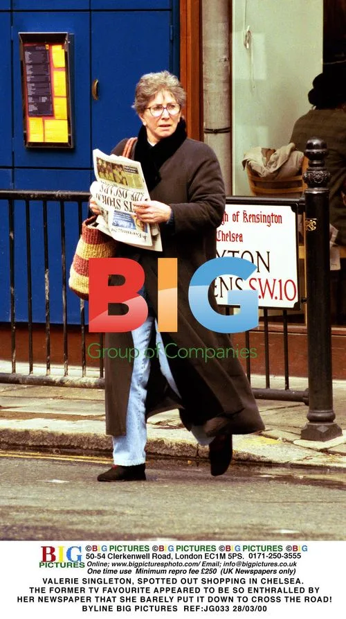 Valerie Singleton Spotted Shopping in Chelsea