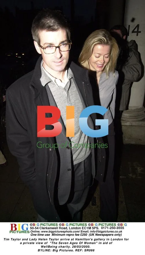 Tim Taylor and Lady Helen Taylor at Hamilton's gallery