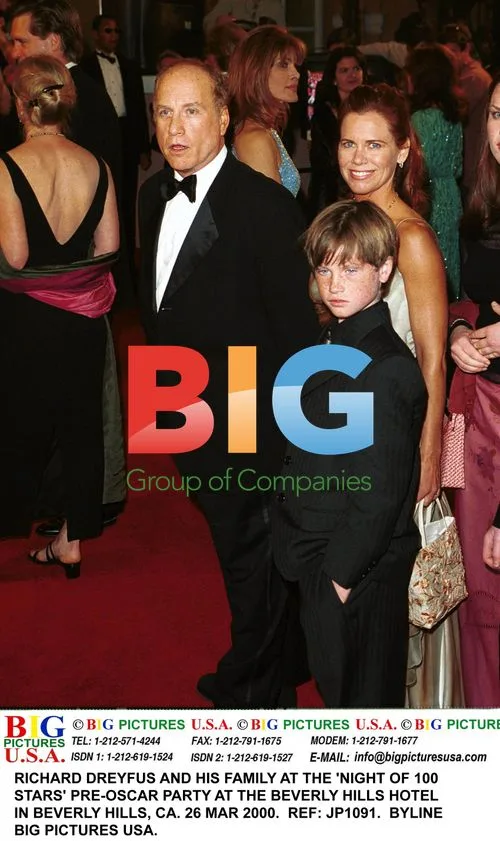 Richard Dreyfus and family at pre-Oscar party
