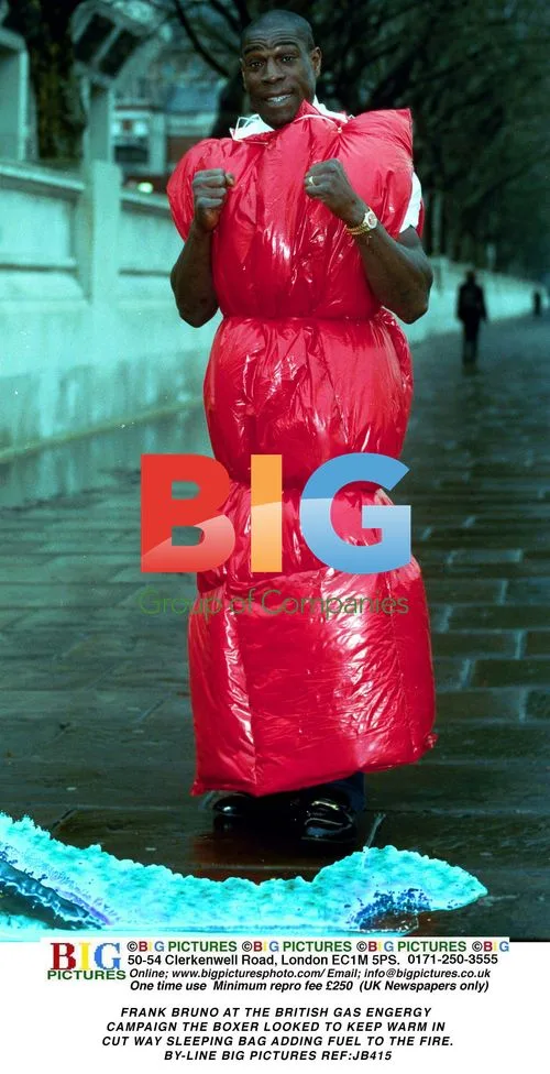 Frank Bruno at British Gas Energy Campaign