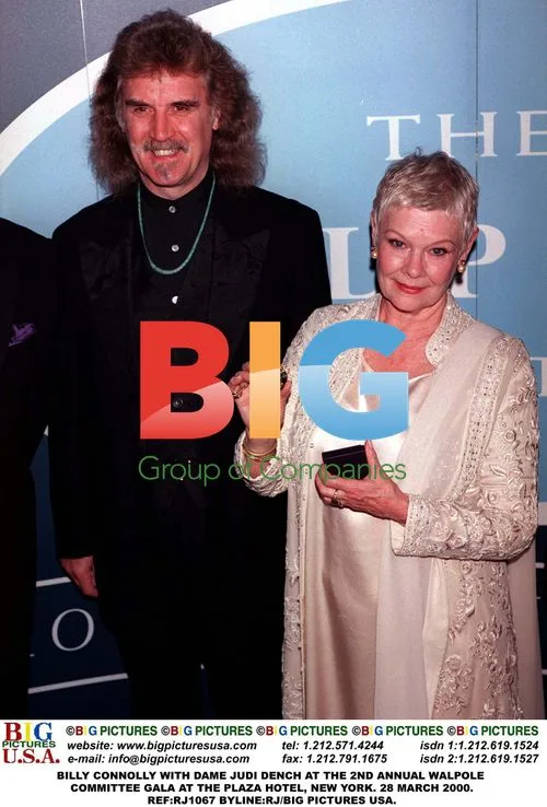 Billy Connolly and Dame Judi Dench at Walpole Gala