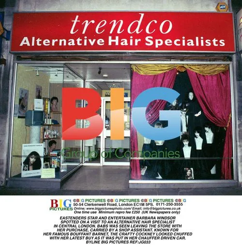 Barbara Windsor Visits Hair Specialist