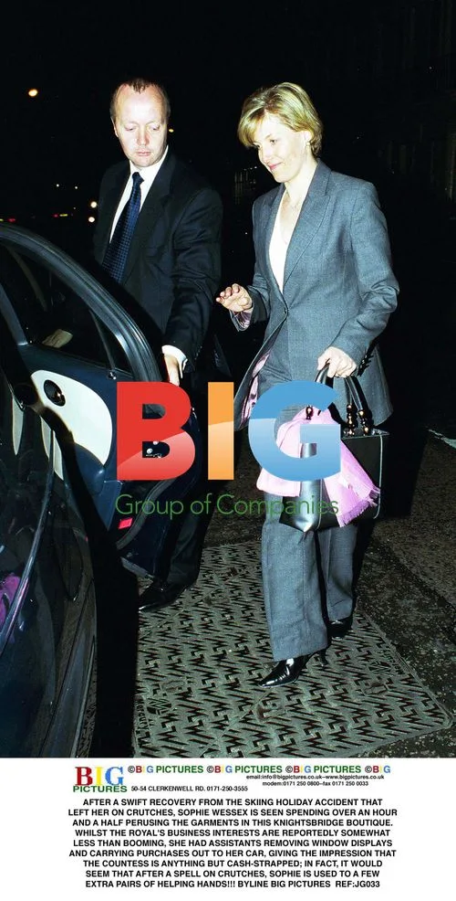 Countess Sophie Wessex Shopping in Knightsbridge