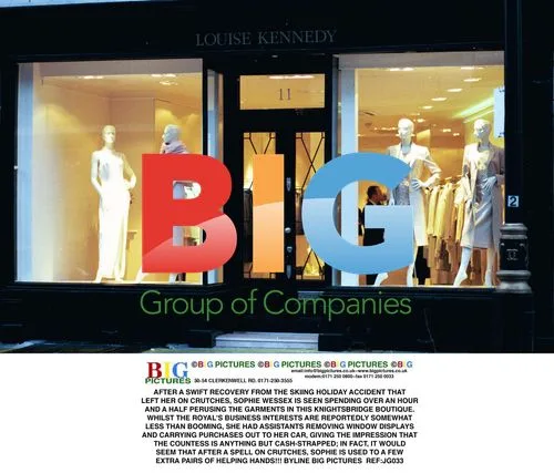 Countess Wessex Shopping in Knightsbridge