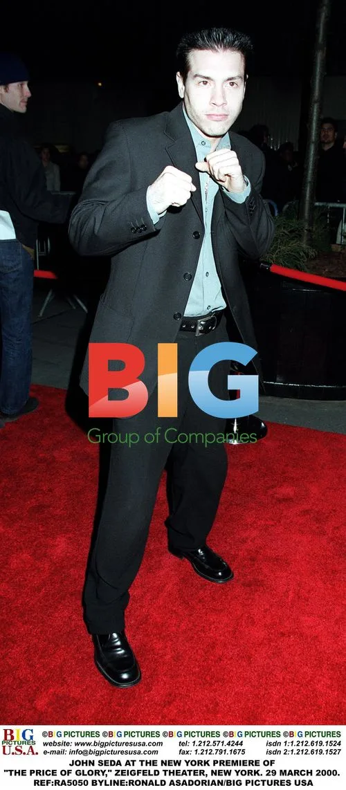 John Seda at "The Price of Glory" premiere