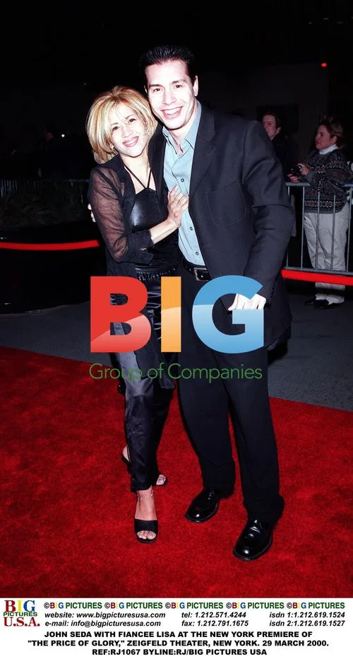 JOHN SEDA AND FIANCEE AT "THE PRICE OF GLORY" PREMIERE