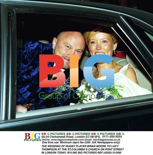 Rugby Player Brian Moore Marries Lucy Thompson