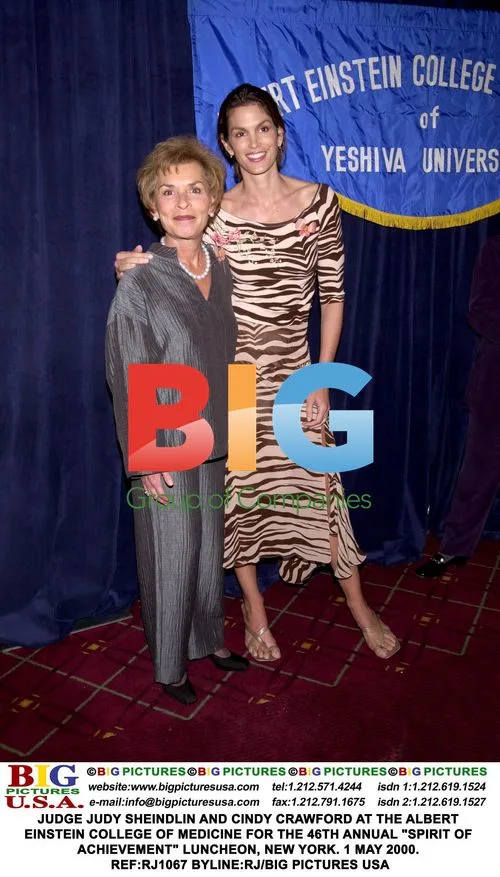 Judge Judy and Cindy Crawford at Albert Einstein College