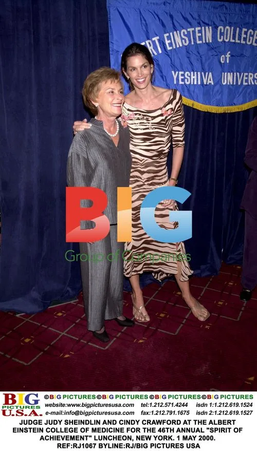 Cindy Crawford and Judge Judy at College Event