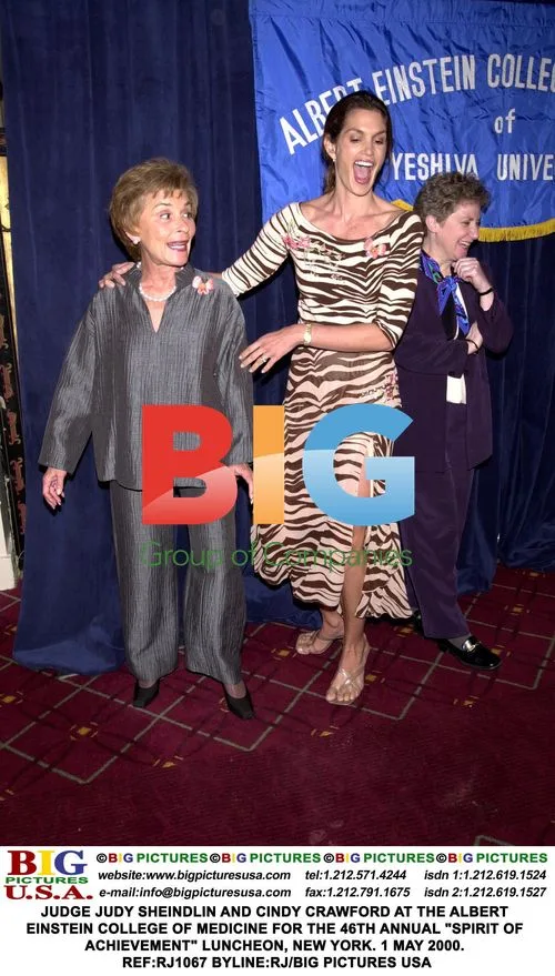 Judge Judy and Cindy Crawford at Spirit of Achievement Luncheon