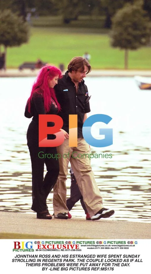 JOHNTHAN ROSS and Wife Strolling in Regents Park