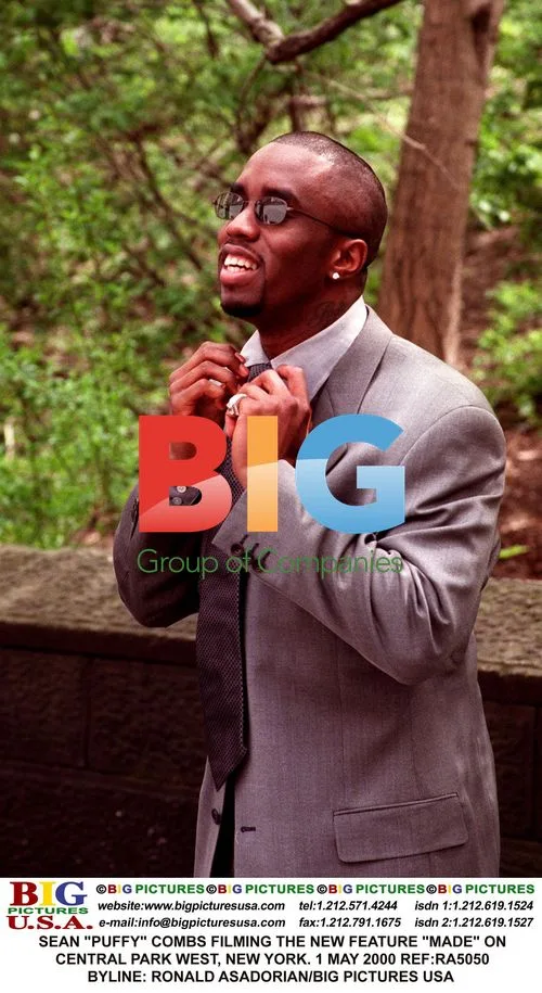 Sean "Puffy" Combs filming "Made" in NYC