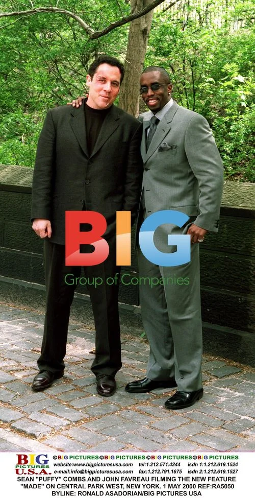 SEAN COMBS AND JOHN FAVREAU FILMING "MADE"