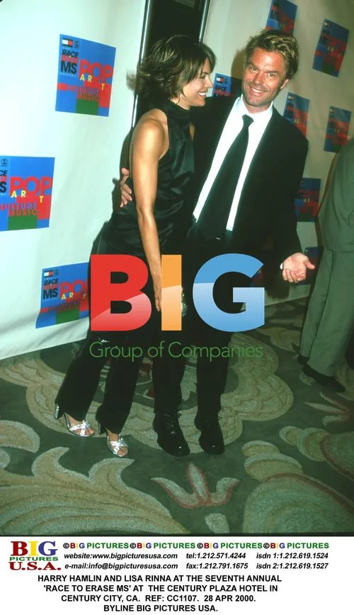HARRY HAMLIN AND LISA RINNA AT RACE TO ERASE MS
