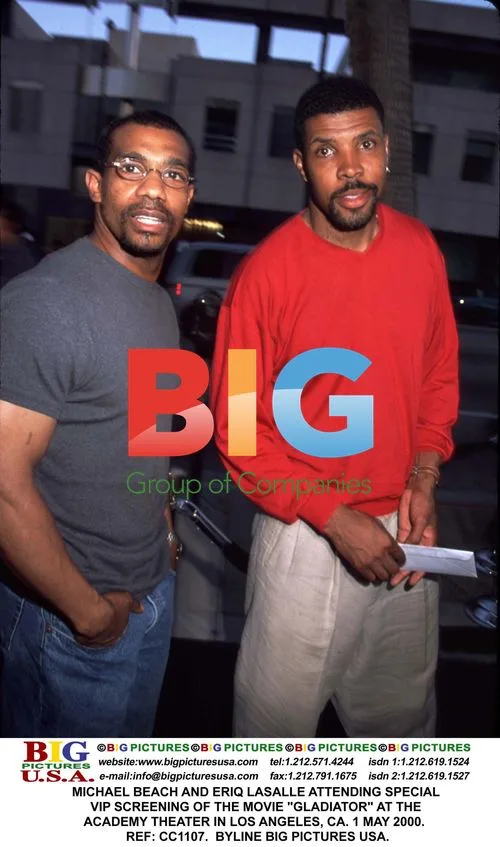Michael Beach and Eriq LaSalle at "Gladiator" screening