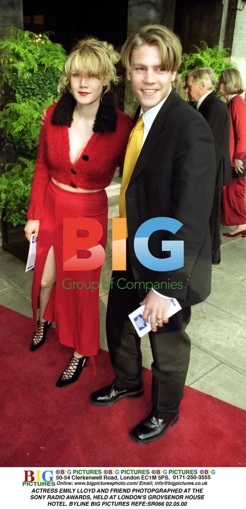 Emily Lloyd and friend at Sony Radio Awards