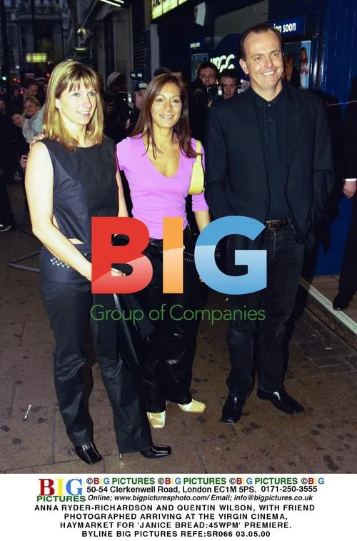 ANNA RYDER-RICHARDSON and QUENTIN WILSON at 'JANICE BREAD:45WPM' premiere