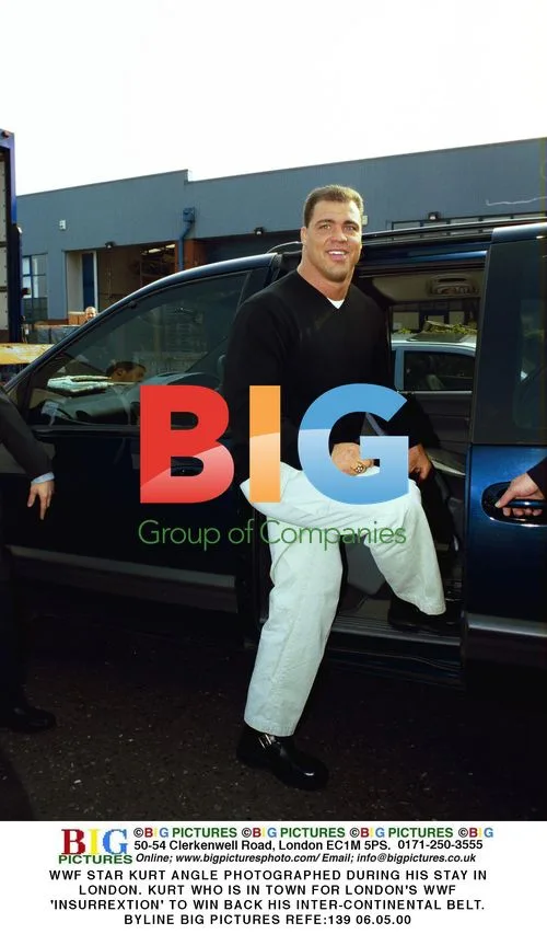 WWF Star Kurt Angle in London