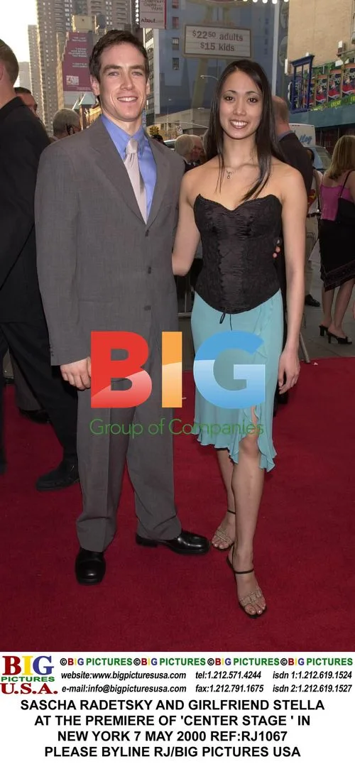 SASCHA RADETSKY AND STELLA AT 'CENTER STAGE' PREMIERE