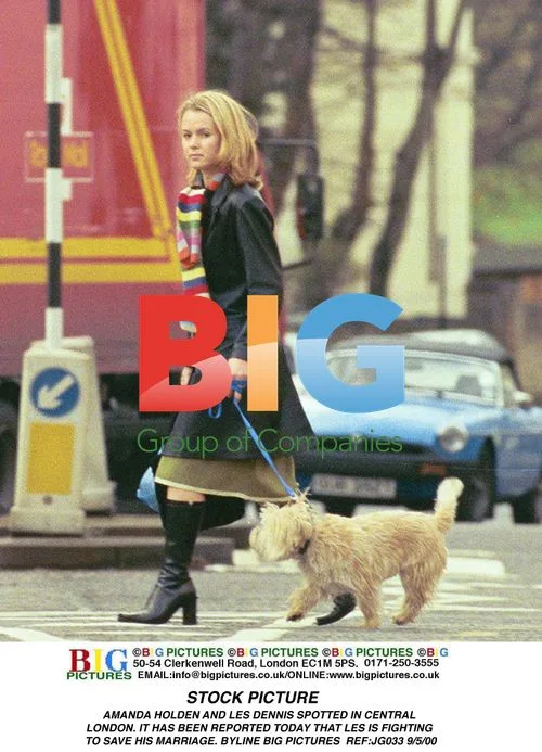 Les Dennis and Amanda Holden Spotted Near St. John's Wood